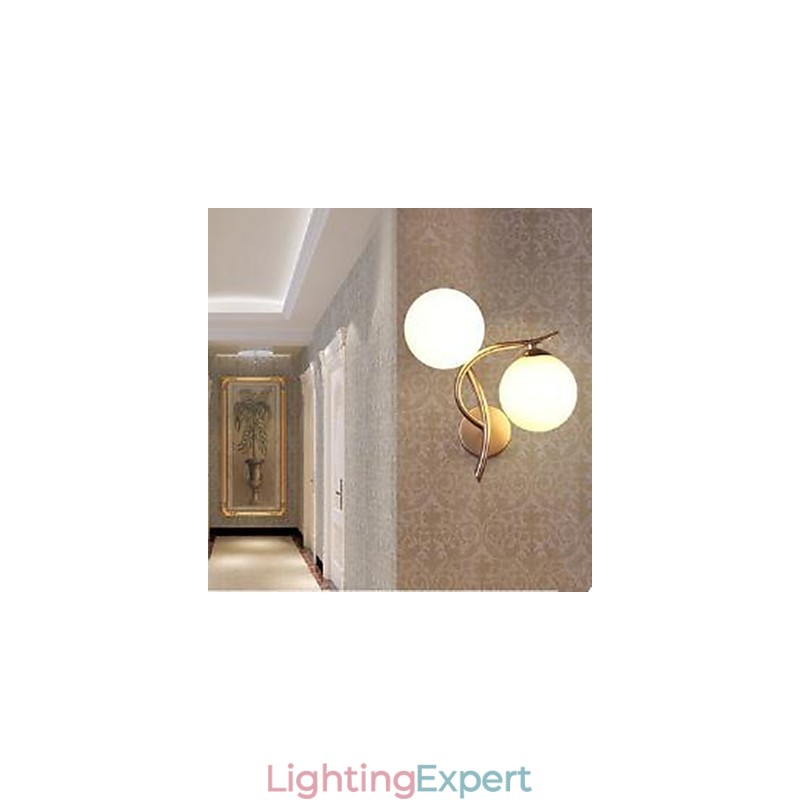 Modern Fashion Wall Lamp Iron Art Bedroom Bed Wall Lamp Dining Room Study Hall Lamp
