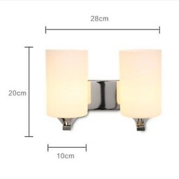 Simple Warm Living Room Bedroom Corridor Corridor Balcony Double Wall Lamp