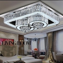 Modern Contemporary Glass Flush Mount