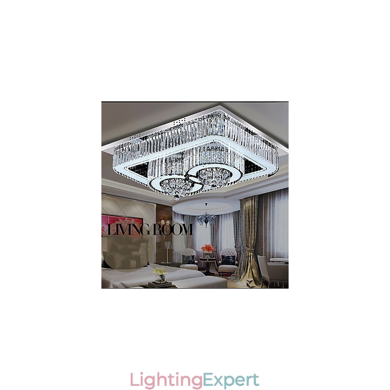 Modern Contemporary Glass Flush Mount