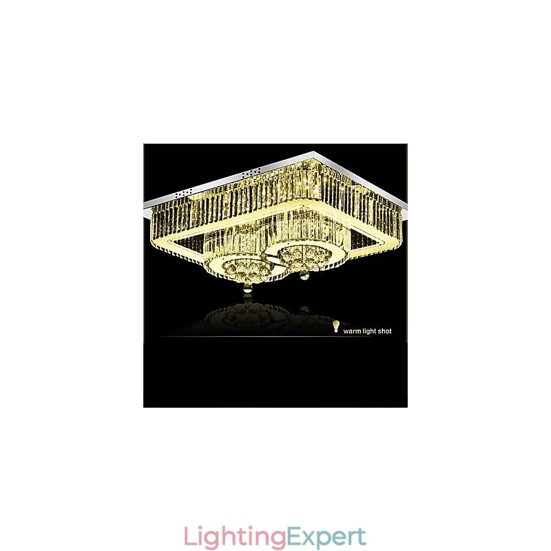 Modern Contemporary Glass Flush Mount