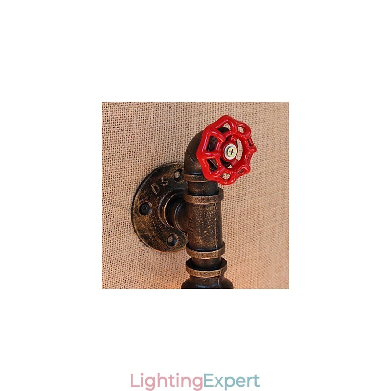 Nostalgia Simple Water Pipe Decorative Small Wall Lamp Wall Light