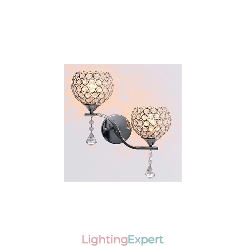 Modern Minimalist Living Room Corridor Corridor Crystal Wall Lamp