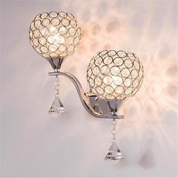 Modern Minimalist Living Room Corridor Corridor Crystal Wall Lamp