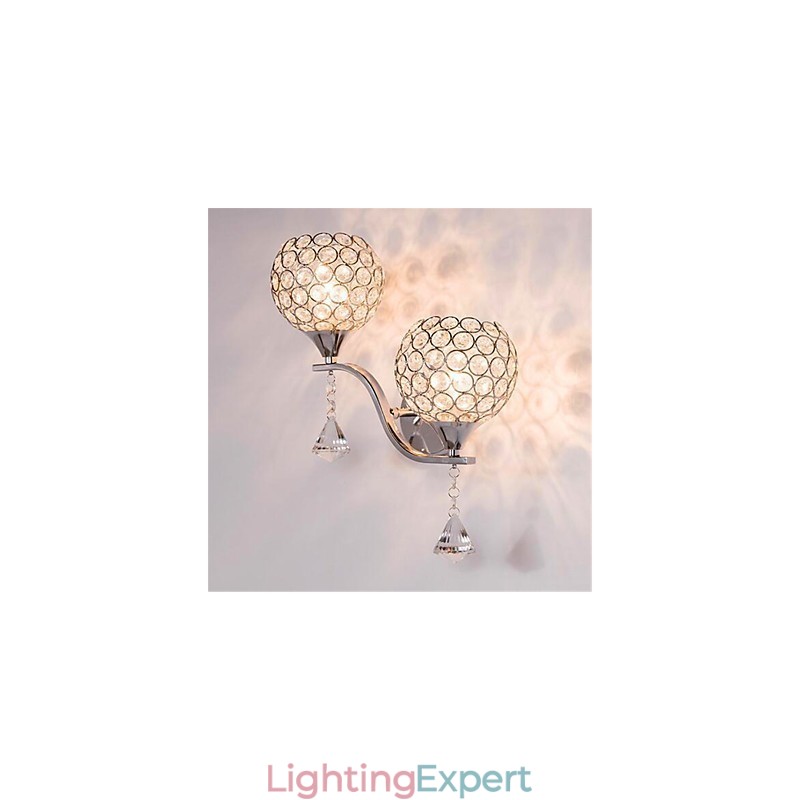Modern Minimalist Living Room Corridor Corridor Crystal Wall Lamp