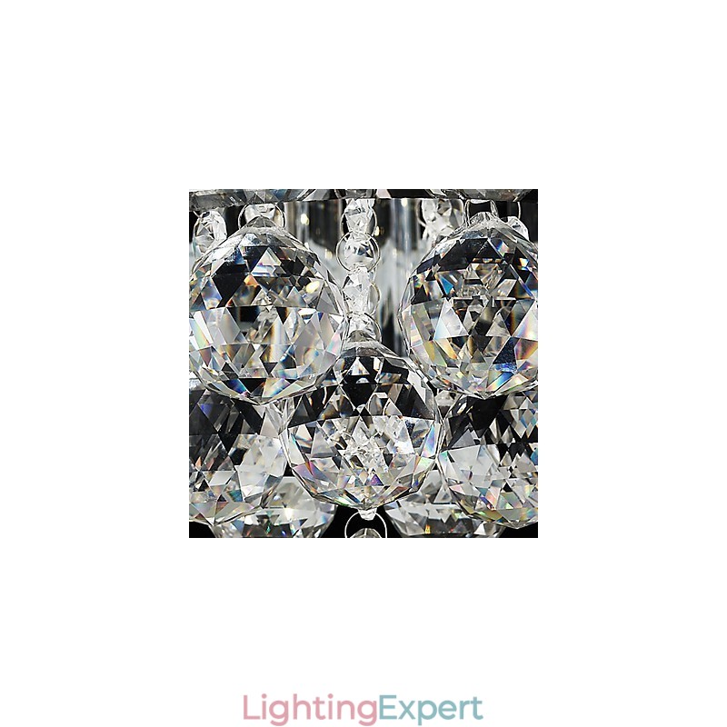 Modern Contemporary Glass Flush Mount