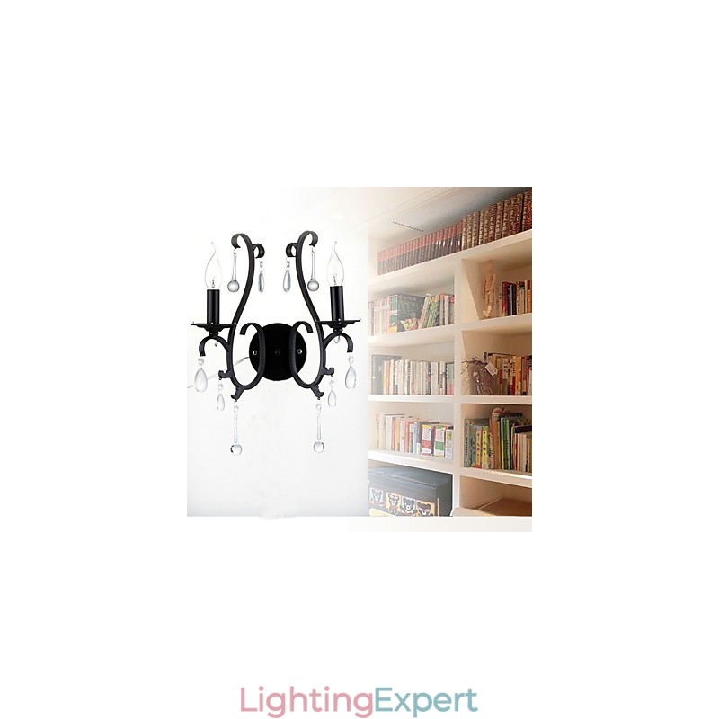 Country Chrome Feature for Mini Style Ambient Light Wall Sconces Wall Light
