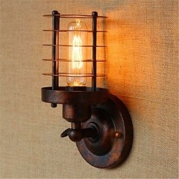 Rustic Lodge Country Antique Brass Feature for Ambient Light Wall Sconces Wall Light