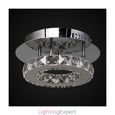 Modern Contemporary Crystal Chrome Metal Flush Mount Modern Contemporary Crystal Chrome Metal Flush Mount