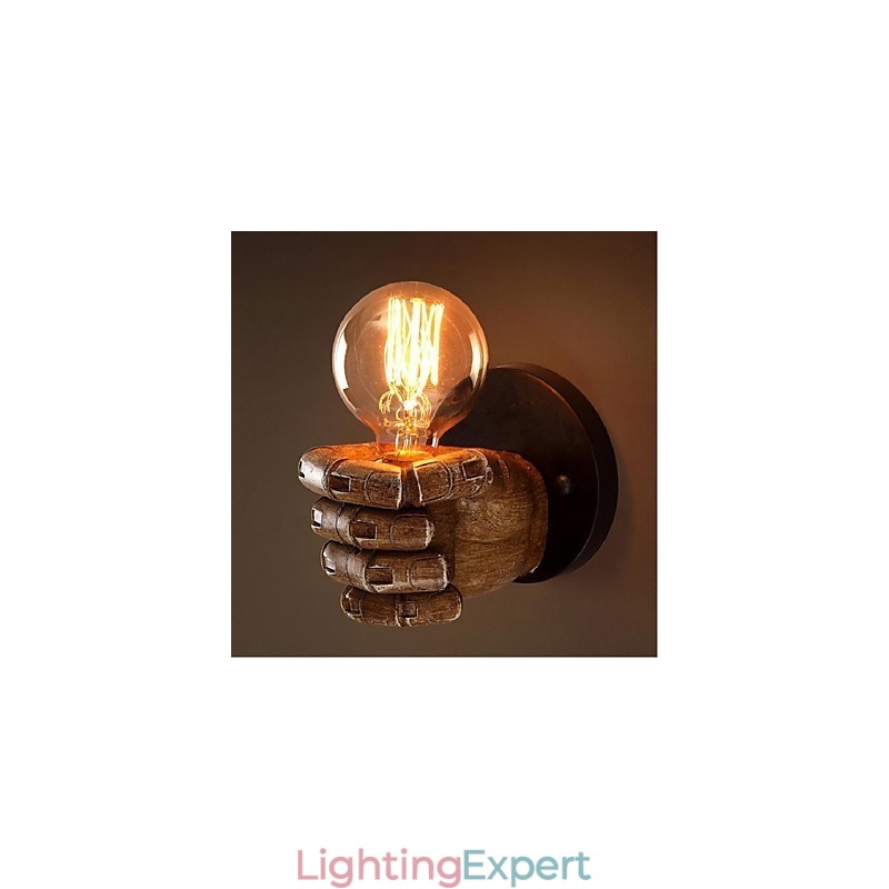 Rustic Lodge Painting Feature for Ambient Light Wall Sconces Wall Light