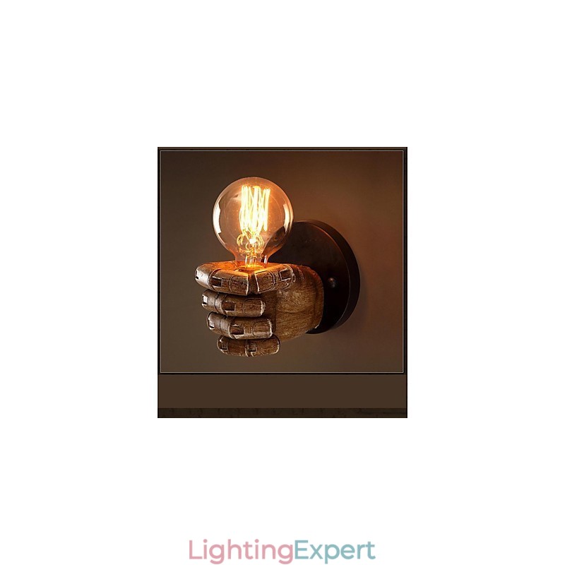 Rustic Lodge Painting Feature for Ambient Light Wall Sconces Wall Light