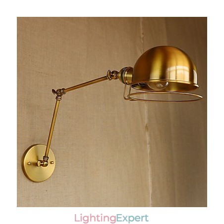 Industrial Retro European Style Village Character Lighting Decorative Wall Lamp Iron arm