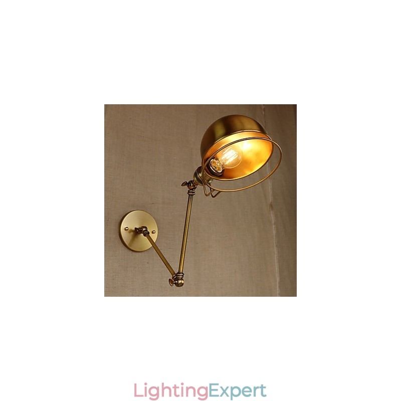 Industrial Retro European Style Village Character Lighting Decorative Wall Lamp Iron arm
