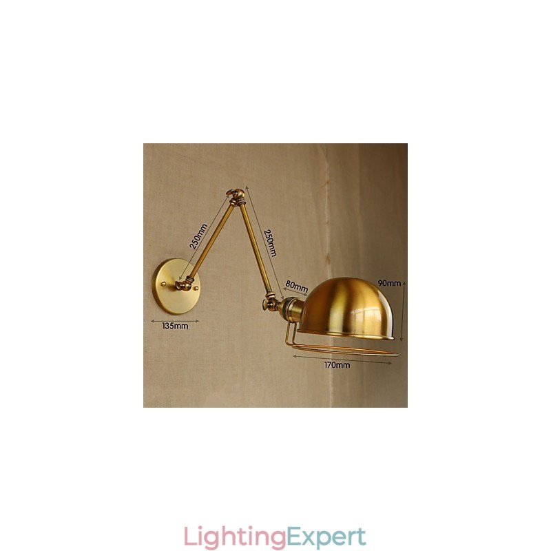 Industrial Retro European Style Village Character Lighting Decorative Wall Lamp Iron arm
