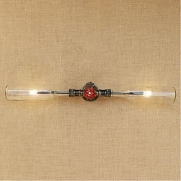 Retro Industry Wind Designer Water Bottle Lamp Wall Light Grey