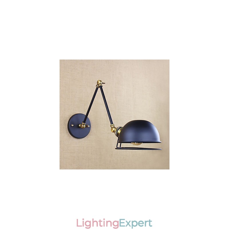 Industrial Retro European Style Village Character Lighting Decorative Wall Lamp Iron arm