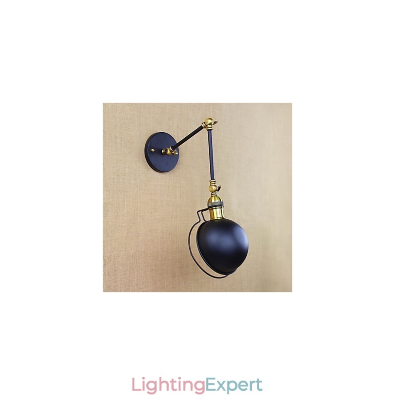 Industrial Retro European Style Village Character Lighting Decorative Wall Lamp Iron arm