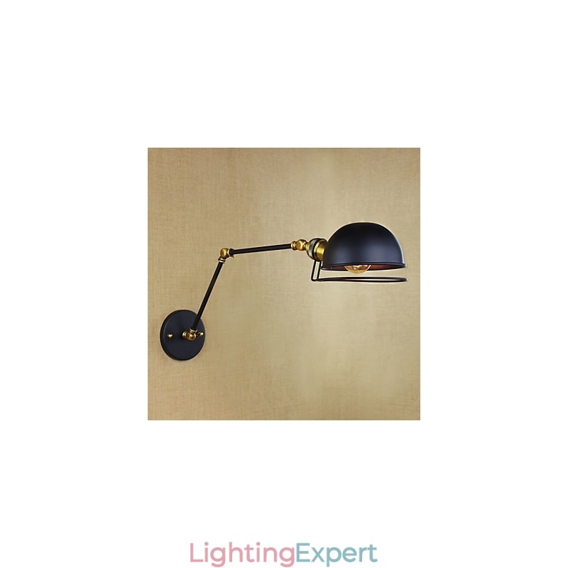 Industrial Retro European Style Village Character Lighting Decorative Wall Lamp Iron arm