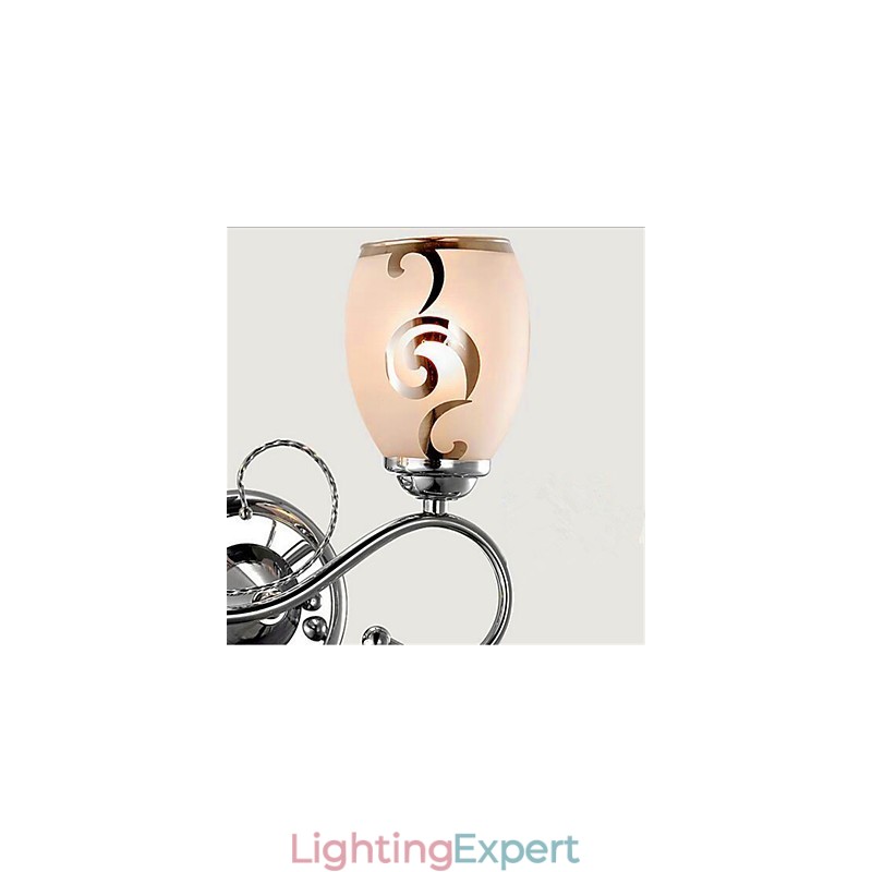 Modern Contemporary Electroplated Feature for Crystal Mini Style Ambient Light Wall Sconces
