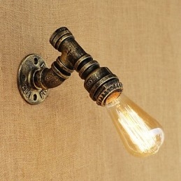 Country Retro Vintage Painting Feature for Mini Style Ambient Light Wall Sconces Wall Light