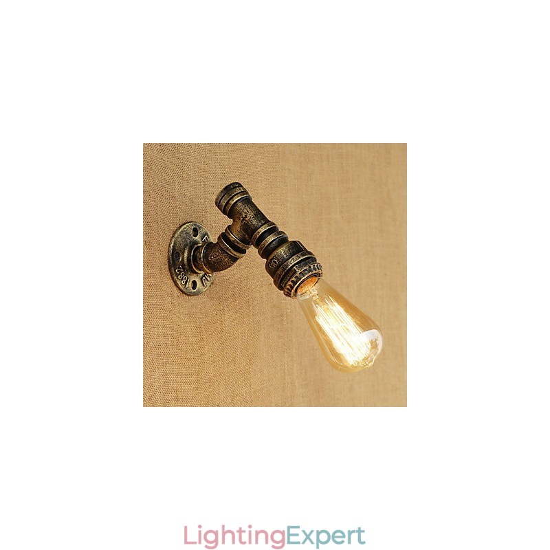 Country Retro Vintage Painting Feature for Mini Style Ambient Light Wall Sconces Wall Light