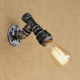 Country Retro Vintage Painting Feature for Mini Style Ambient Light Wall Sconces Wall Light