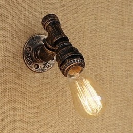 Country Retro Vintage Painting Feature for Mini Style Ambient Light Wall Sconces Wall Light