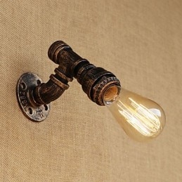 Country Retro Vintage Painting Feature for Mini Style Ambient Light Wall Sconces Wall Light