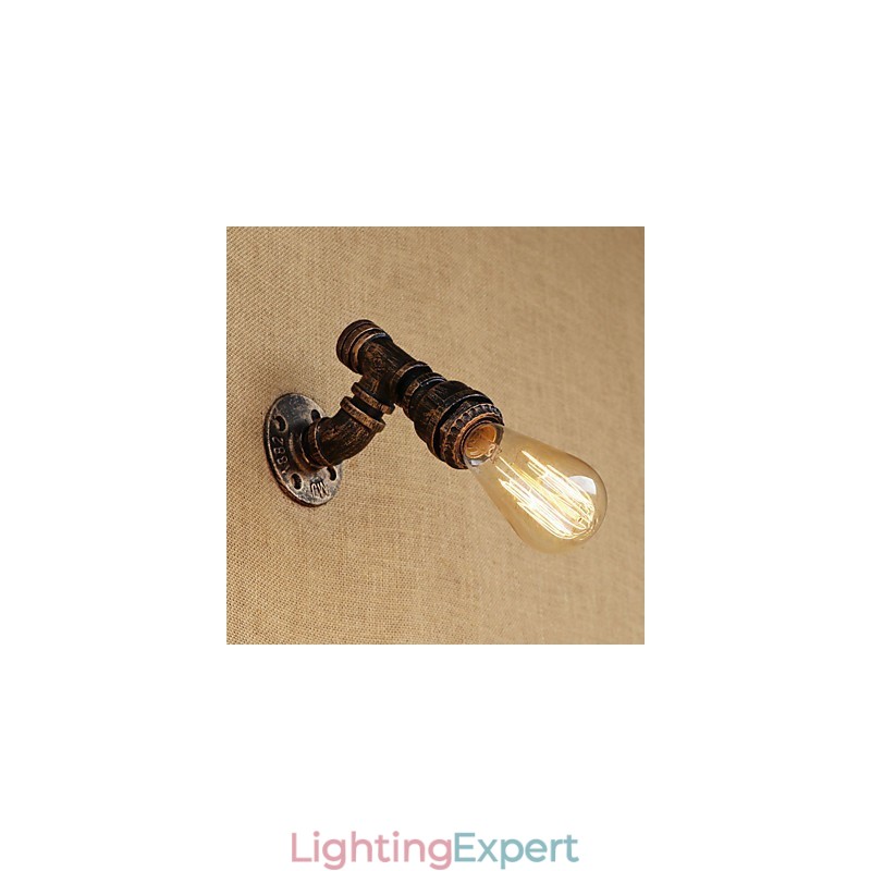 Country Retro Vintage Painting Feature for Mini Style Ambient Light Wall Sconces Wall Light