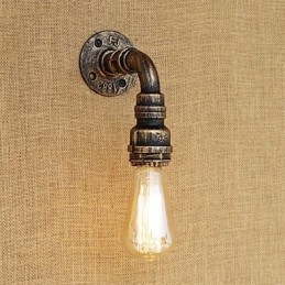 Country Retro Vintage Painting Feature for Mini Style Ambient Light Wall Sconces Wall Light