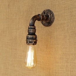 Country Retro Vintage Painting Feature for Mini Style Ambient Light Wall Sconces Wall Light