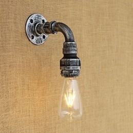 Country Retro Vintage Painting Feature for Mini Style Ambient Light Wall Sconces Wall Light