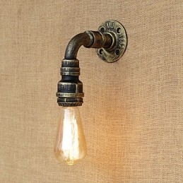 Country Retro Vintage Painting Feature for Mini Style Ambient Light Wall Sconces Wall Light