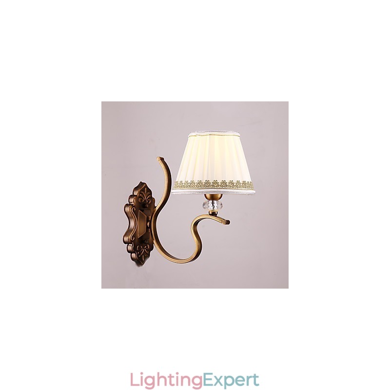 Traditional Classic Electroplated Feature for Eye Protection Downlight Wall Sconces Wall Light