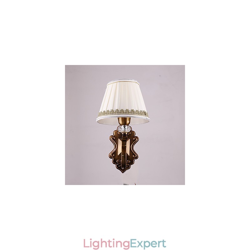 Traditional Classic Electroplated Feature for Eye Protection Downlight Wall Sconces Wall Light