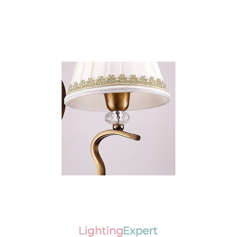 Traditional Classic Electroplated Feature for Eye Protection Downlight Wall Sconces Wall Light