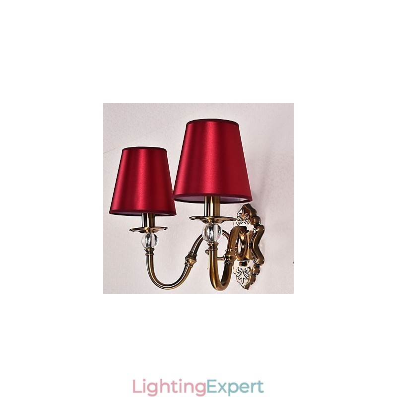 Traditional Classic Electroplated Feature for Eye Protection Downlight Wall Sconces Wall Light