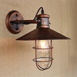 Rustic Lodge Country Retro Painting Feature for Mini Style Downlight Wall Lights