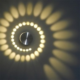 Modern Light Aluminum Flush Mount Wall Lamp Integrated
