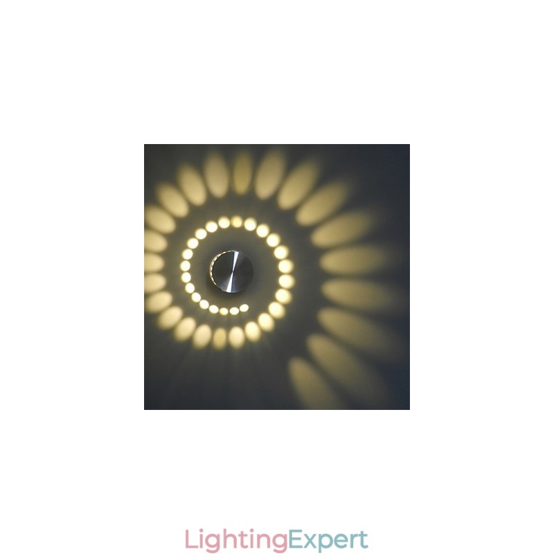Modern Light Aluminum Flush Mount Wall Lamp Integrated