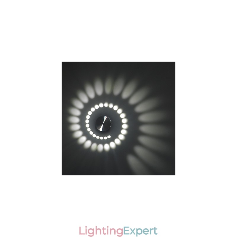 Modern Light Aluminum Flush Mount Wall Lamp Integrated