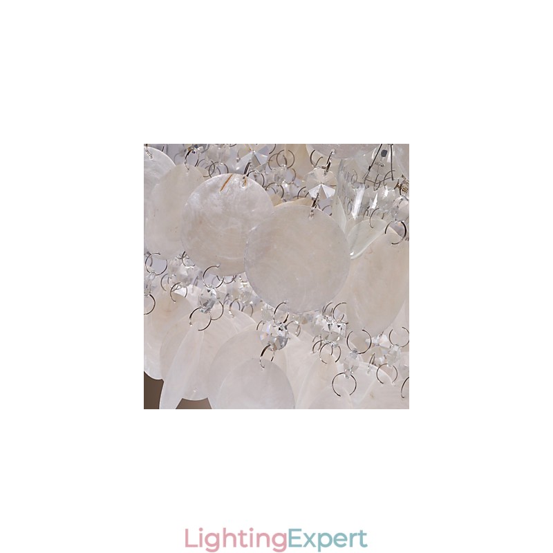 Modern Contemporary Crystal Mini Style Chrome Flush Mount