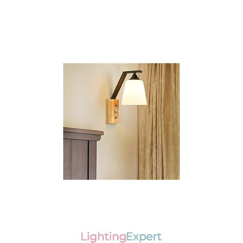 Modern Contemporary Country Retro Painting Feature for Mini Style Eye Protection Wall Lights
