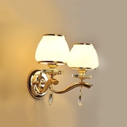 Modern Contemporary Electroplated Feature for Crystal Ambient Light Wall Sconces Wall Light
