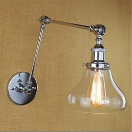 Country Retro Electroplated Feature for Mini Style Eye Protection Ambient Light Swing Arm LightsWall