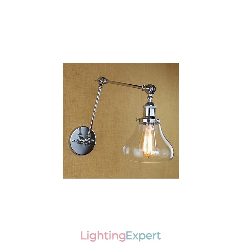 Country Retro Electroplated Feature for Mini Style Eye Protection Ambient Light Swing Arm LightsWall