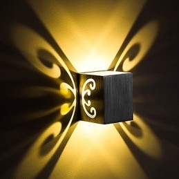 Modern Light Aluminum Flush Mount Wall Lamp Decorate Wall Lights