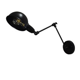 Iron Wall Lamp Foldable Black Simple Retro Wall Lamp Single Head Decorative Wall Lamp European Style