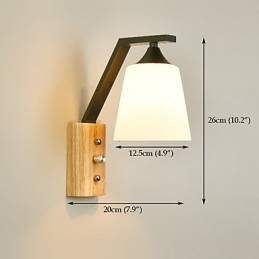 Traditional Classic Country Retro Painting Feature for Wall Sconces Wall Light