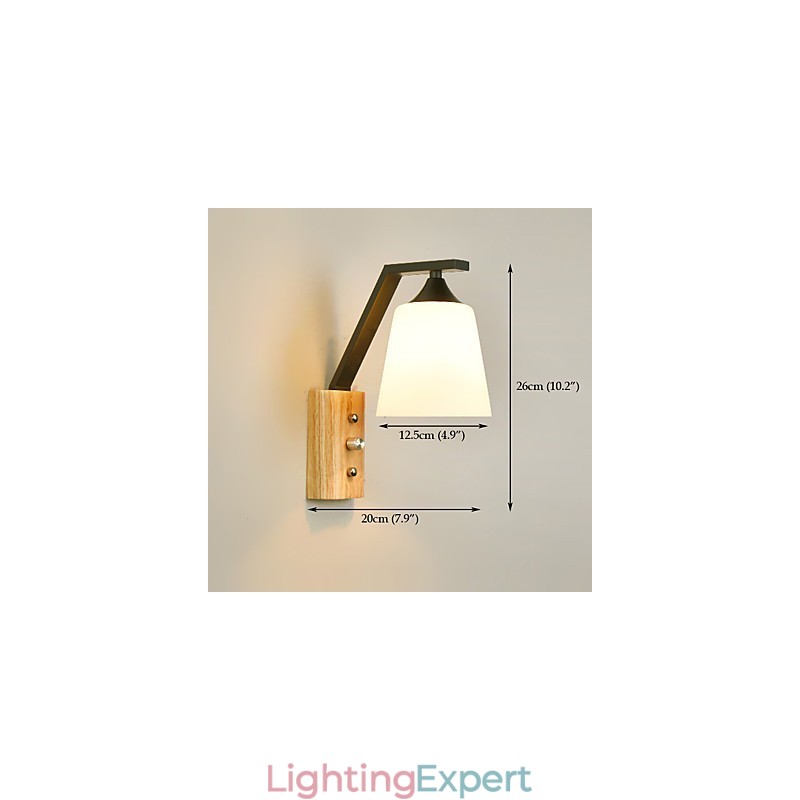 Traditional Classic Country Retro Painting Feature for Wall Sconces Wall Light